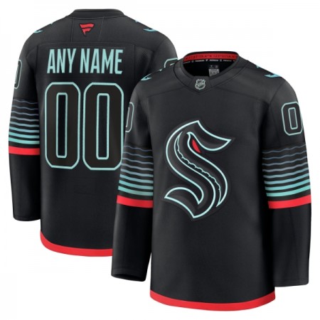 Miesten NHL Seattle Kraken Pelipaita Custom 2025-26 Fanatics Premium Alternate Musta Miesten NHL Seattle Kraken Pelipaita Custom 2025-26 Fanatics Premium Alternate Musta